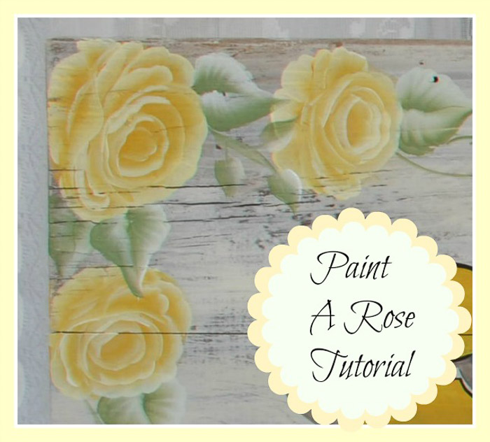 How to Paint Yellow Roses