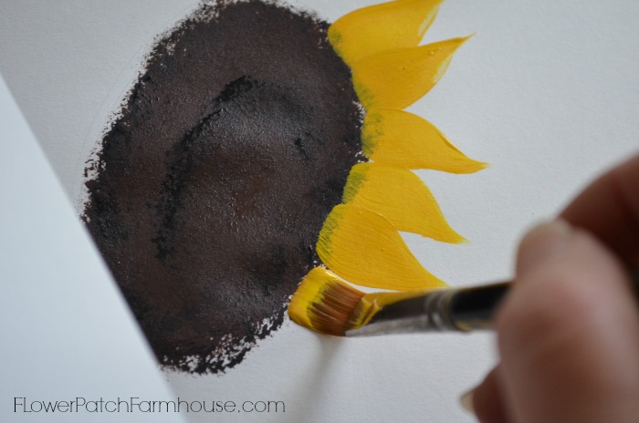 How to Paint Sunflowers for beginners