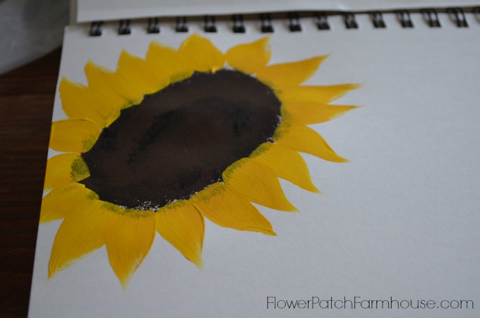 How to Paint Sunflowers for beginners