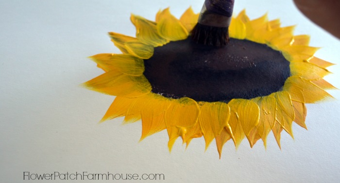 How to Paint Sunflowers for beginners