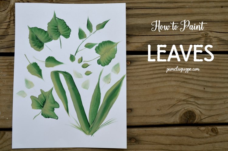 How to Paint Leaves in Acrylics