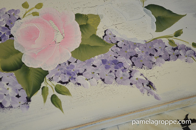 Paint Pretty Pink roses one stroke at a time, a favorite thing to paint is roses, great for beginner painters, easy instructions with tons of photos and a video too.