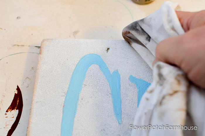 Paint a Cupcake Sign, vintage inspired sign painted in acrylics, a great beginners tutorial