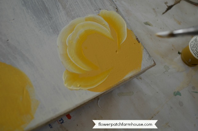 How to Paint Yellow roses one stroke at a time, step by step painting tutorial for beginners