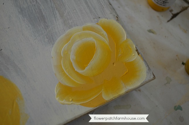 How to Paint Yellow roses one stroke at a time, step by step painting tutorial for beginners