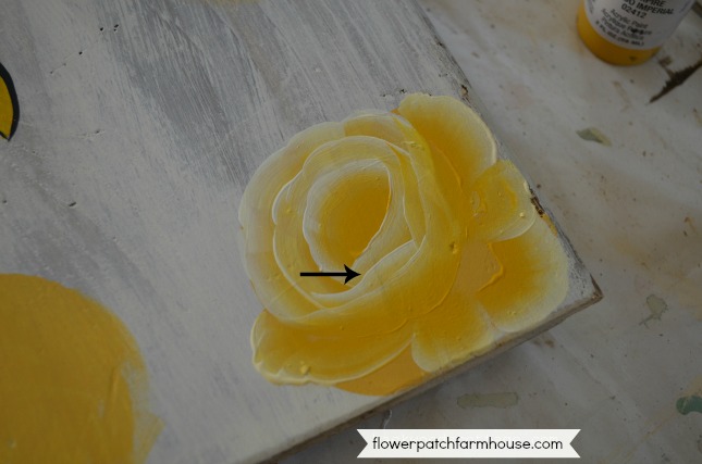 How to Paint Yellow roses one stroke at a time, step by step painting tutorial for beginners