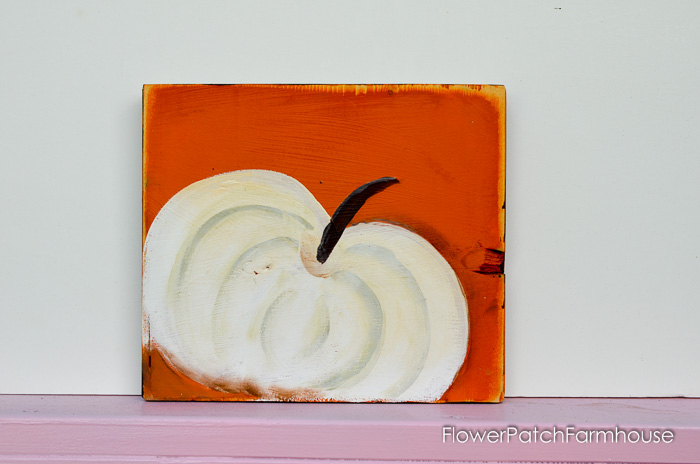 How to Paint a White Pumpkin