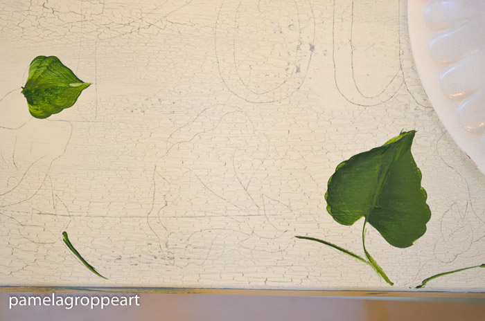 Outline of morning glory to be painted, How to paint Morning Glories