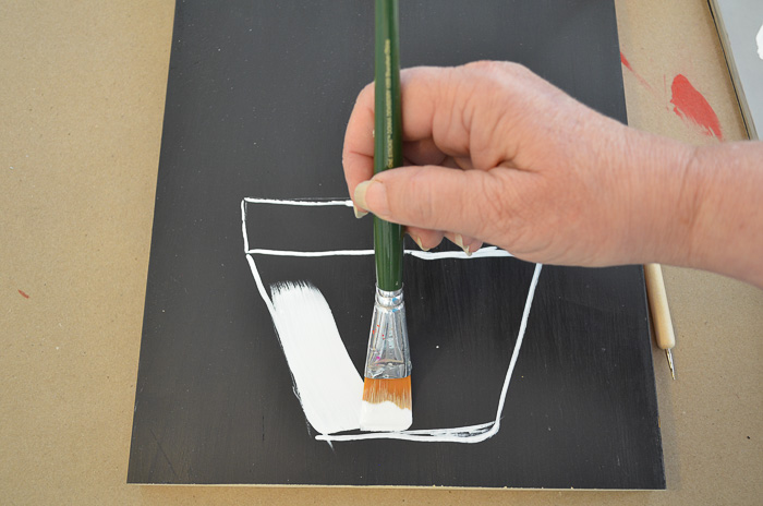 Paint a Terra Cotta Pot in acrylics. Painting clay pots is a great way to start a floral painting. I show you how step by step, with video and pattern