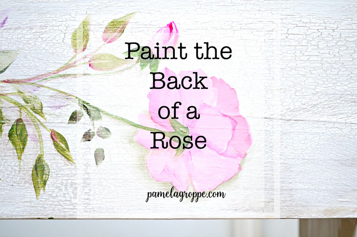 How to Paint the Back of a Rose