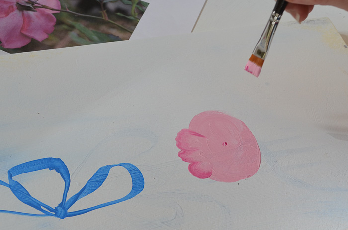 Learn How to Paint the Back of a Rose on stroke at a time. Easy enough for beginners and fun for everyone.