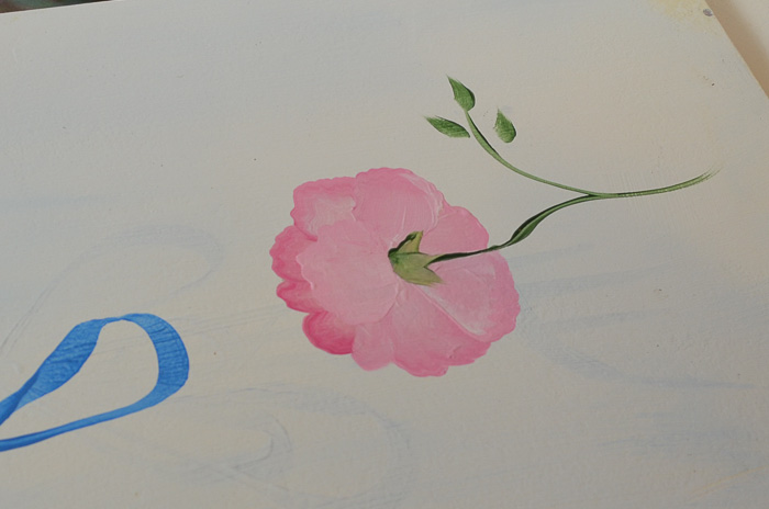 Learn How to Paint the Back of a Rose on stroke at a time. Easy enough for beginners and fun for everyone.