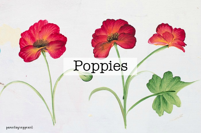 How to Paint a Poppy in Acrylics