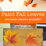 How to paint Fall Leaves, fall leaf paintings