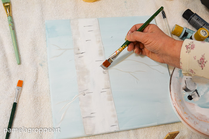 How to Paint an Aspen Tree