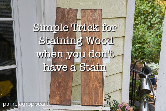 How to Stain Wood with Acrylic Paint