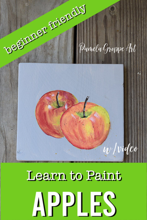 painted apples diy