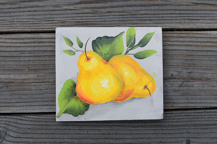 How to Paint Pears