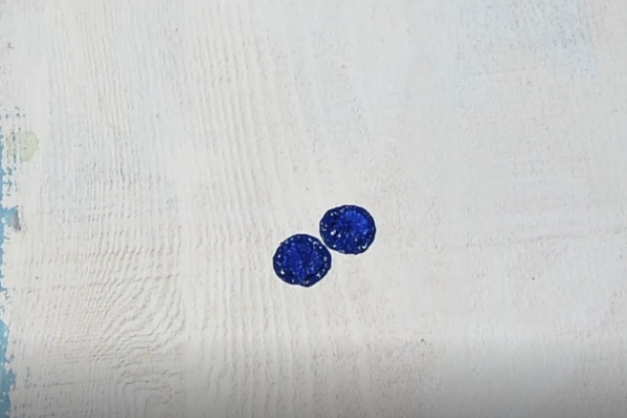 Base coated blueberries