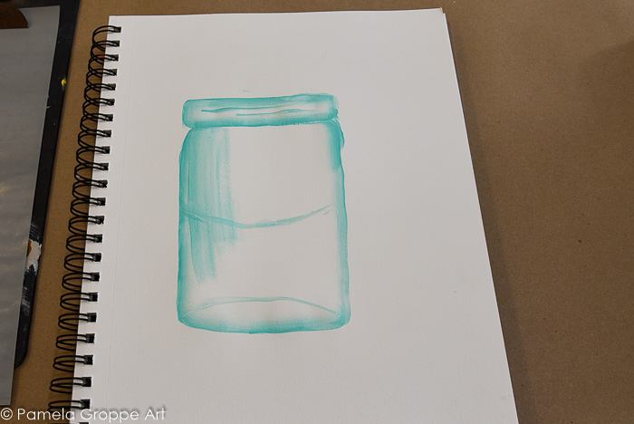 create water line on jar