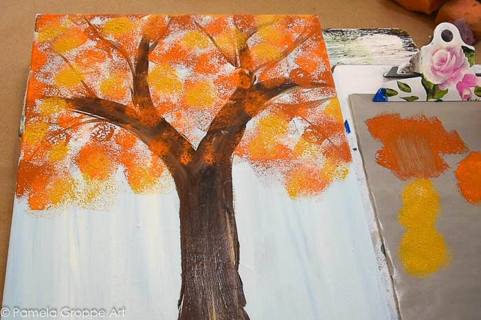 adding Yellow Ocher to tree