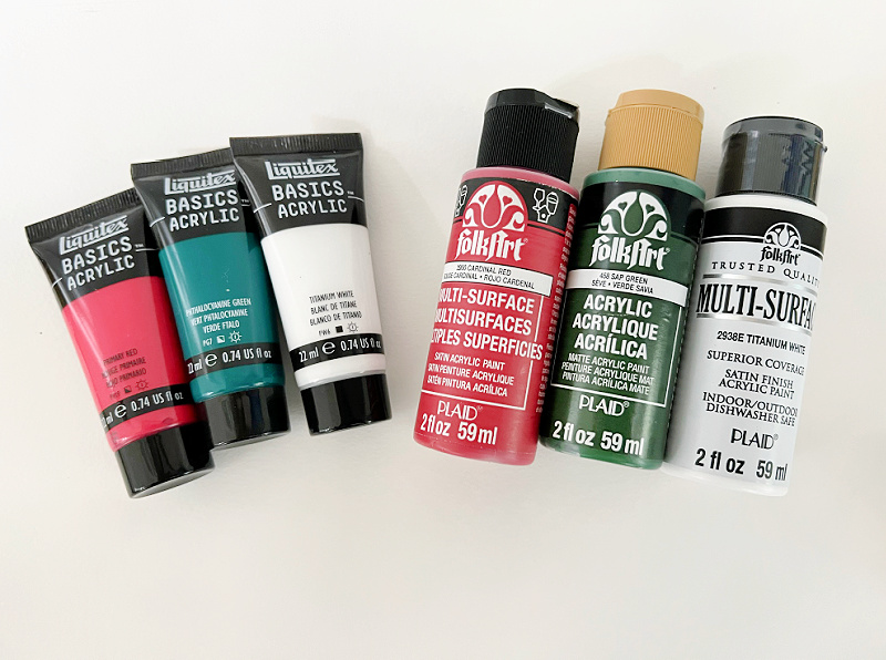 Artist grade acrylic paint discount